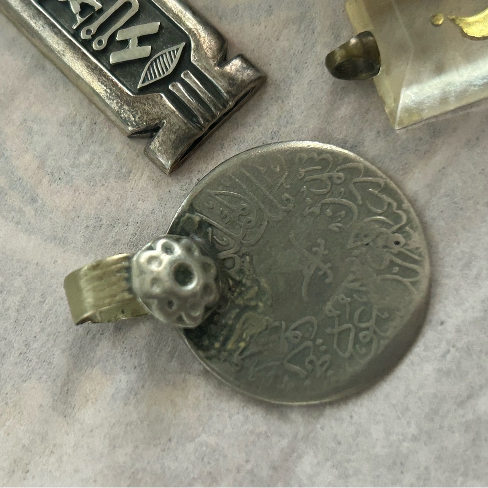 Assorted Middle Eastern Symbol Pendants Charms - image 8